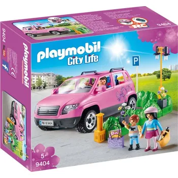 Playmobil 9404 Rodinným vozem za nákupy Stavebnice Playmobil Playmobil 9404 Rodinným vozem za nákupy