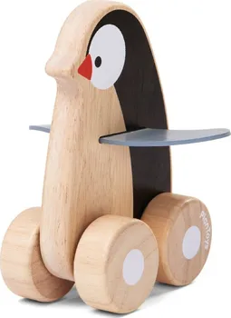 Dřevěná hračka Plan Toys Tučňák na kolečkách