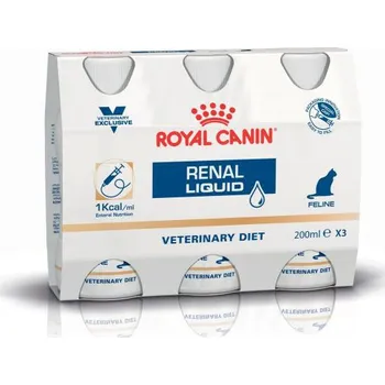 Krmivo pro kočku Royal Canin Vet Diet Feline Renal Liquid 3x 200 ml