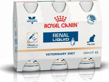 Royal Canin Vet Diet Feline Renal Liquid 3x 200 ml