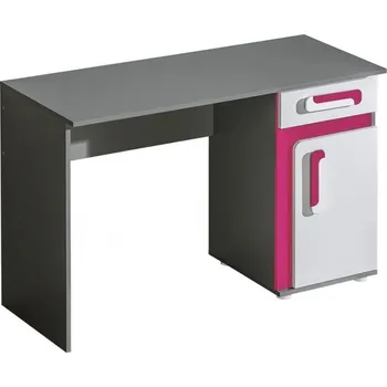 Psací stůl Nábytek Pyramida, s.r.o. Pracovní stůl APETTITA 9 antracit/růžová