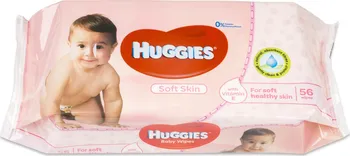 Dětský vlhčený ubrousek Huggies Soft Skin 56 ks