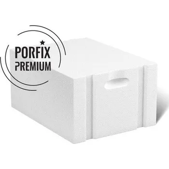 Pórobetonový zdicí materiál Tvárnice PORFIX PREMIUM P2 - 400 500x250x500 mm PDK