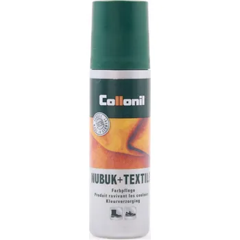 Přípravek pro údržbu obuvi Collonil Nubuk+Textil emulze pro obnovu barvy kůže a textilu vínově červená 100 ml