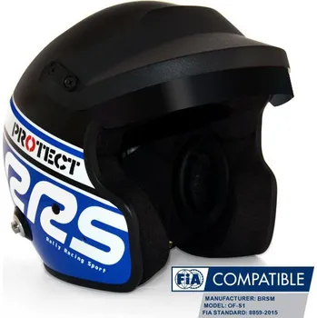 Helma na motorku RRS Přilba Protect Colour Jet Modrá XS
