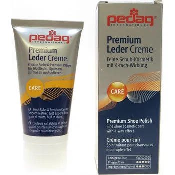 Přípravek pro údržbu obuvi PEDAG Premium Leder Creme VÍNOVÝ krém na hladkou kůži