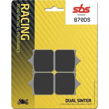 Brzdová destička Přední brzdové destičky SBS 870DS - BMW S1000R, 1000ccm - 14-18