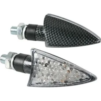 Osvětlení pro motocykl LED moto blinkry Spike carbon