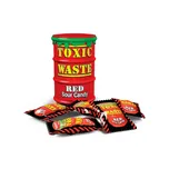 Toxic Waste Red Extreme Sour Candy 42 g