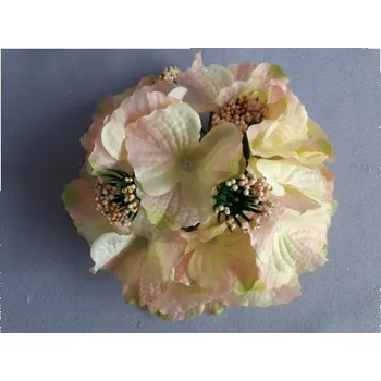 umělá květina Hortenzie vazbovka L036/ SALMON GREEN