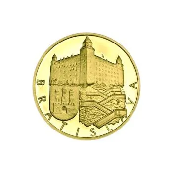 Bratislava - zlatá 1Oz Proof
