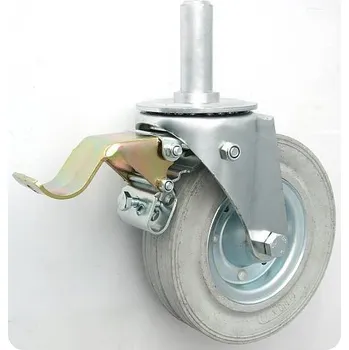 Příslušenství k zahradní technice Pryžové kolo 200 mm otočná vidlice s čepem