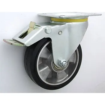 Příslušenství k zahradní technice Pryžové kolo 250 mm otočná vidlice s deskou