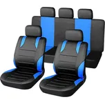 Potahy sedadel SPORT airbag 9 ks modré