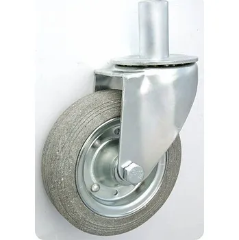 Pojezdové kolečko Pryžové kolo 160 mm otočná vidlice s čepem