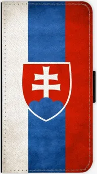 Pouzdro na mobilní telefon iSaprio Slovakia Flag pro Lenovo Moto G4/G4 Plus flipové