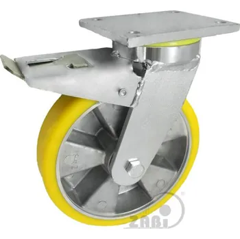 Pojezdové kolečko Polyuretanové kolo 200 mm otočná vidlice