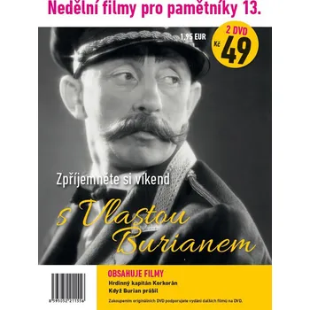 DVD film DVD Nedělní filmy pro pamětníky 13: Vlasta Burian (2017)