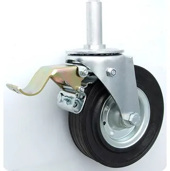 Pojezdové kolečko Pryžové kolo 180 mm otočná vidlice s čepem