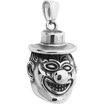 Přívěsek Přívěsek klaun z chirurgické oceli S486080