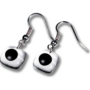 Náušnice Skleněné náušnice čiré DOTS N059