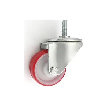 Pojezdové kolečko Plastové kolo 80 mm otočná vidlice s čepem