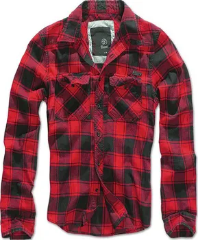 Pánská košile Brandit Check Shirt černá/červená