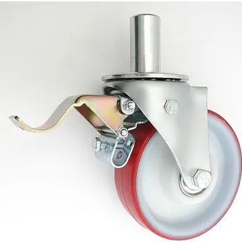 Pojezdové kolečko Plastové kolo 160 mm otočná vidlice s čepem