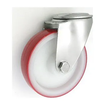 Příslušenství k zahradní technice Plastové kolo 160 mm otočná vidlice s otvorem