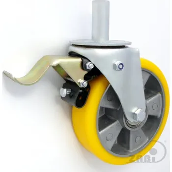 Příslušenství k zahradní technice Polyuretanové kolo 180 mm otočná vidlice