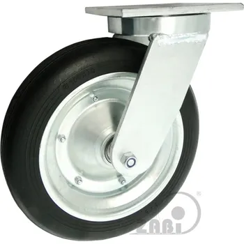 Pojezdové kolečko Pryžové kolo 300 mm otočná vidlice s deskou