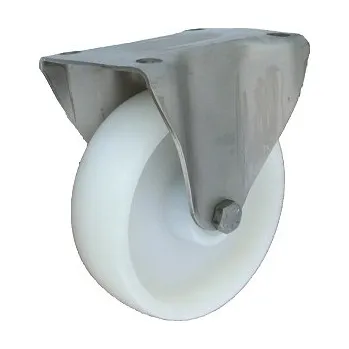 Pojezdové kolečko Plastové kolo 80 mm nerezová pevná vidlice ZABI