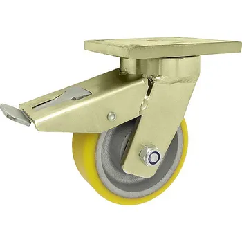 Pojezdové kolečko Polyuretanové kolo 125 mm otočná vidlice