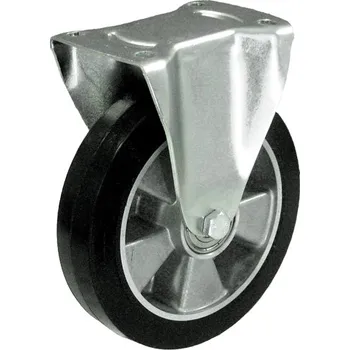 Pojezdové kolečko Pryžové kolo 250 mm pevná vidlice s deskou