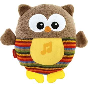 Hračka pro nejmenší Fisher Price Uspávací sovička hnědá