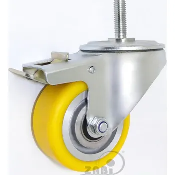 Příslušenství k zahradní technice Polyuretanové kolo 80 mm otočná vidlice