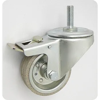 Pojezdové kolečko Pryžové kolo 80 mm otočná vidlice s čepem