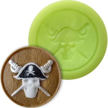 Přisada na vaření a pečení Silikonová formička pirátský znak