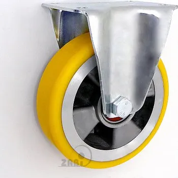 Příslušenství k zahradní technice Polyuretanové kolo 125 mm pevná vidlice