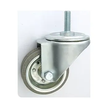 Pojezdové kolečko Pryžové kolo 80 mm otočná vidlice s čepem