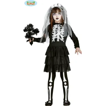 Karnevalový kostým Guirca Fiestas Španělsko Mrtvolná nevěsta varianta: 10 až 12 let