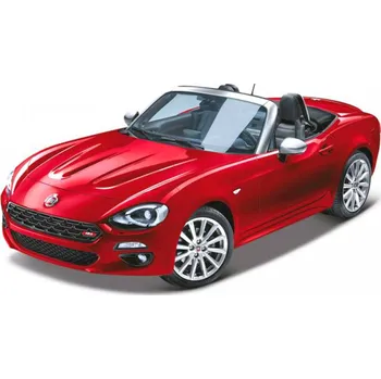 autíčko Bburago Plus Fiat 124 Spider 1:24 červené