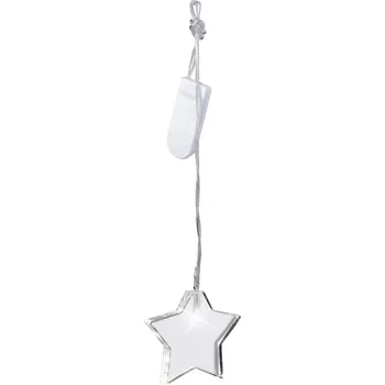 Vánoční dekorace Hvězda krystal LED 6CM (HIF-S7652)