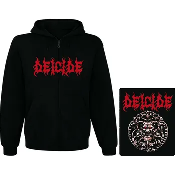Pánská mikina mikina s kapucí a zipem Deicide - Blasphererion