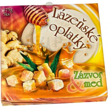 Lázeňské oplatky Zázvor a med 175 g