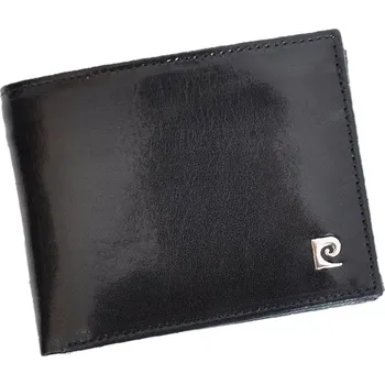 Módní doplněk Černá kožená peněženka Pierre Cardin 325