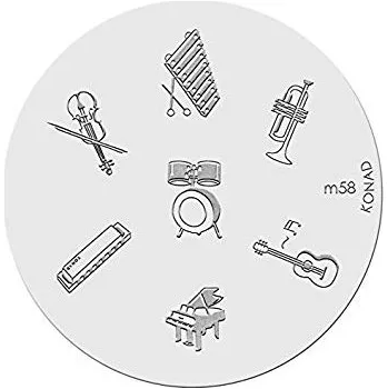 Umělé nehty KONAD destička na razítkování m58