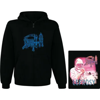 Pánská mikina mikina s kapucí a zipem Death - Leprosy