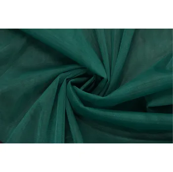 Tyl jemný 300 cm šíře - Lahvově zelený