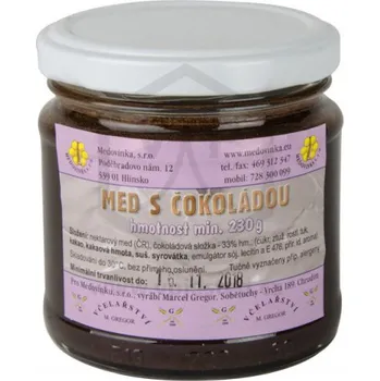 Med s čokoládou Medovinka 220 g